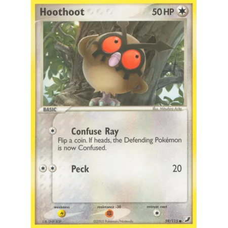 Hoothoot (Reverse Holo)