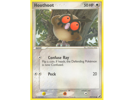 Hoothoot (Reverse Holo)