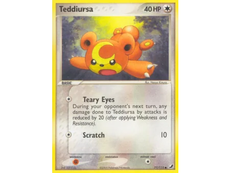 Teddiursa (Reverse Holo)