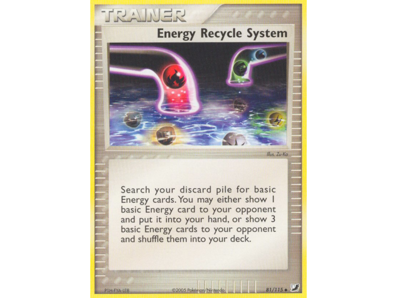Energy Recycle System (Reverse Holo)