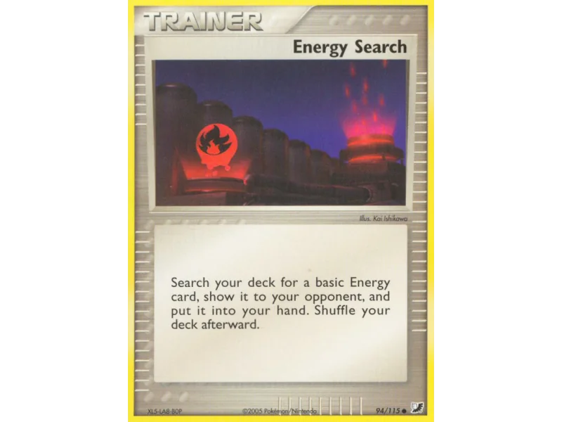 Energy Search (Reverse Holo)