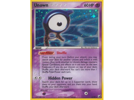 Unown (Reverse Holo)