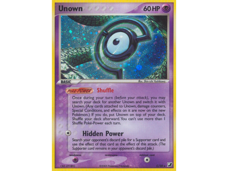 Unown (Reverse Holo)
