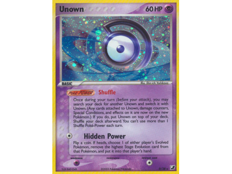 Unown (Reverse Holo)
