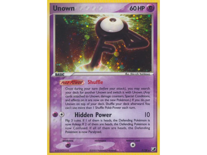 Unown (Reverse Holo)