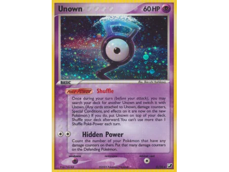 Unown (Reverse Holo)