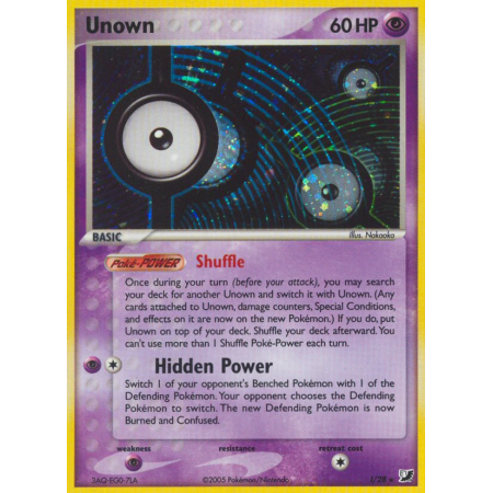 Unown (Reverse Holo)