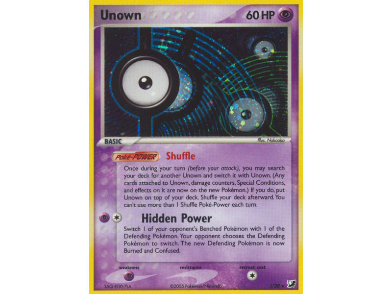 Unown (Reverse Holo)
