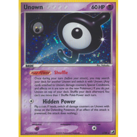 Unown (Reverse Holo)