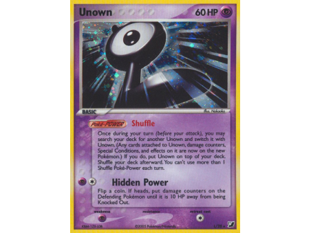 Unown (Reverse Holo)