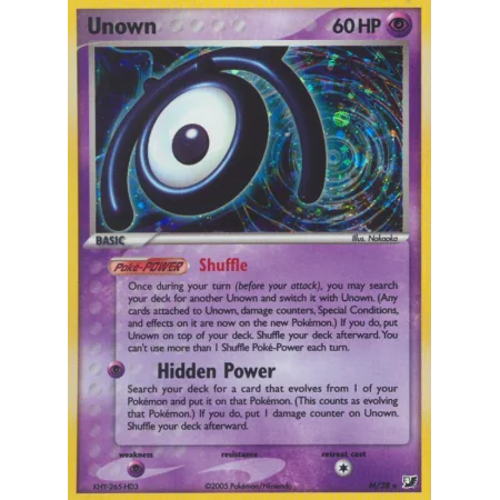 Unown (Reverse Holo)
