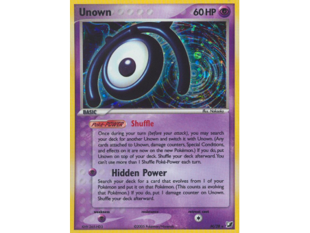 Unown (Reverse Holo)