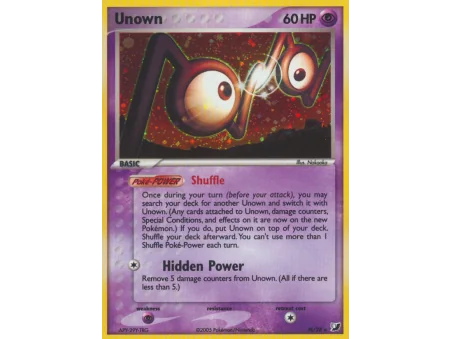 Unown (Reverse Holo)