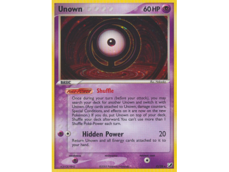 Unown (Reverse Holo)