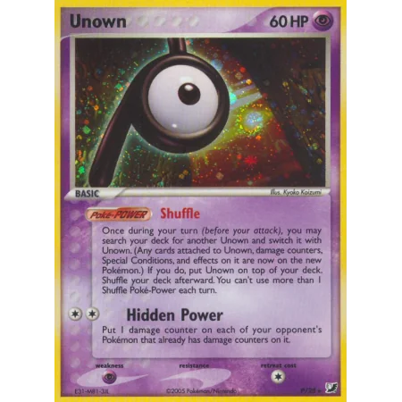 Unown (Reverse Holo)