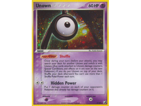 Unown (Reverse Holo)