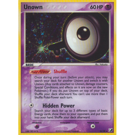 Unown (Reverse Holo)