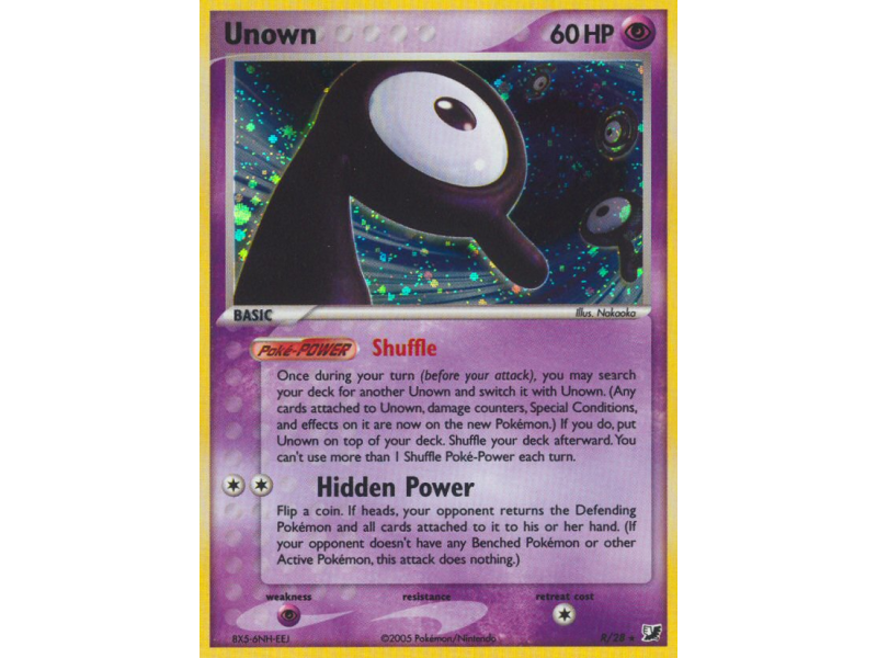 Unown (Reverse Holo)