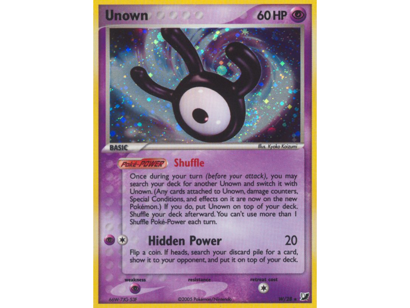 Unown (Reverse Holo)