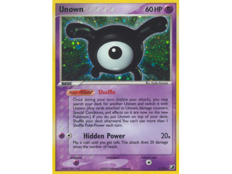 Unown (Reverse Holo)