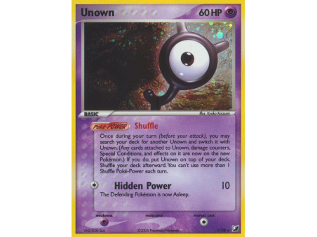Unown (Reverse Holo)