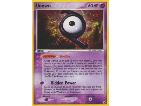 Unown (Reverse Holo)