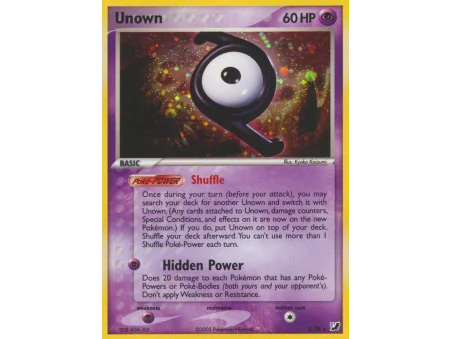 Unown (Reverse Holo)