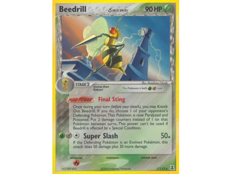Beedrill δ (Reverse Holo)