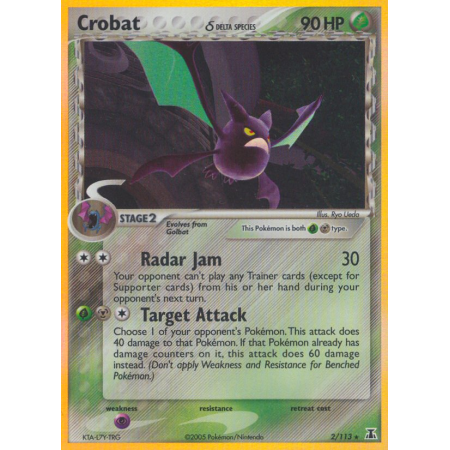 Crobat δ (Reverse Holo)
