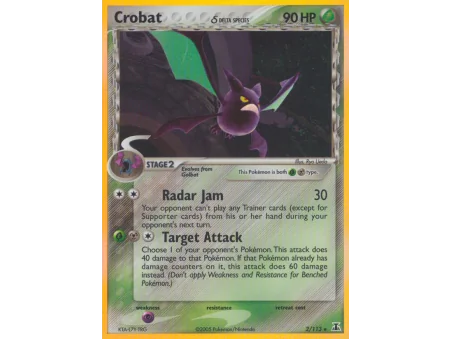 Crobat δ (Reverse Holo)