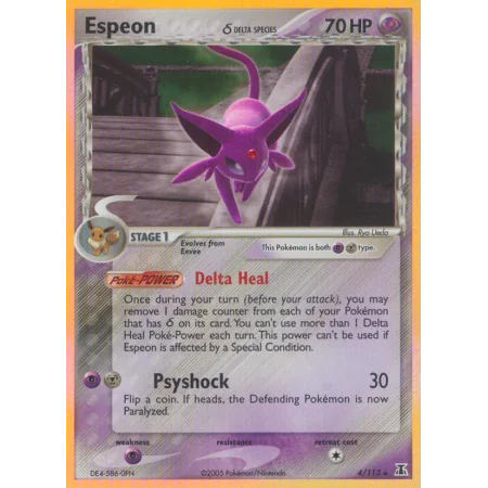 Espeon δ (Reverse Holo)