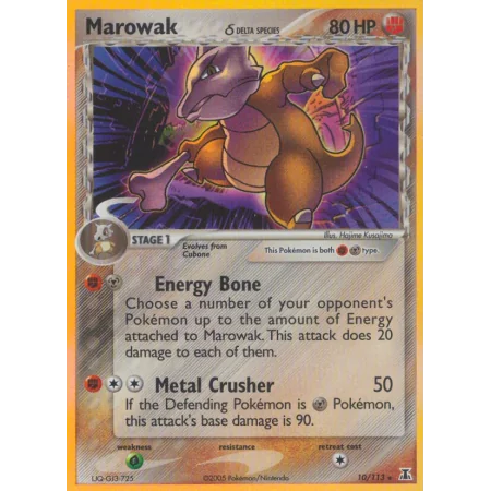 Marowak δ (Reverse Holo)