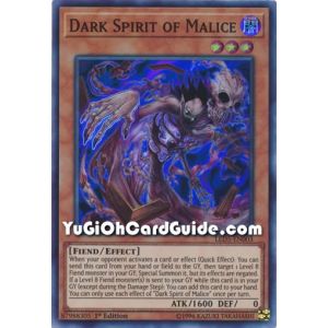 Dark Spirit of Malice (Super Rare)