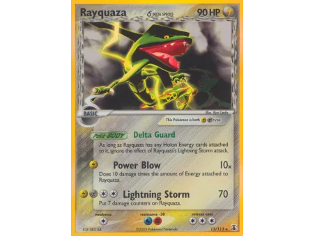 Rayquaza δ (Reverse Holo)
