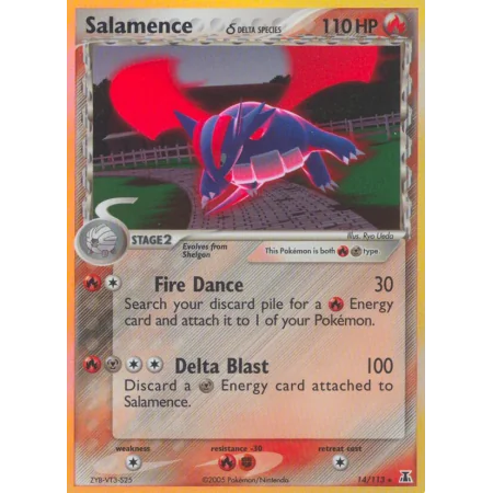 Salamence δ (Reverse Holo)