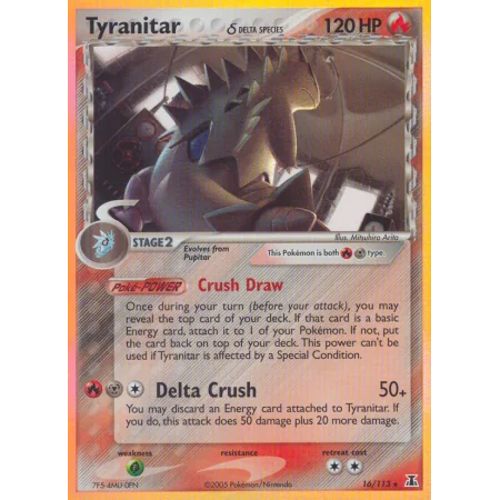 Tyranitar δ (Holo)