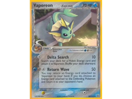 Vaporeon δ (Reverse Holo)