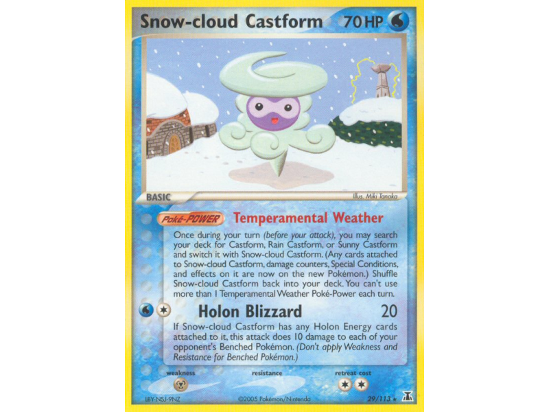 Snow-cloud Castform