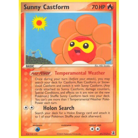 Sunny Castform (Reverse Holo)