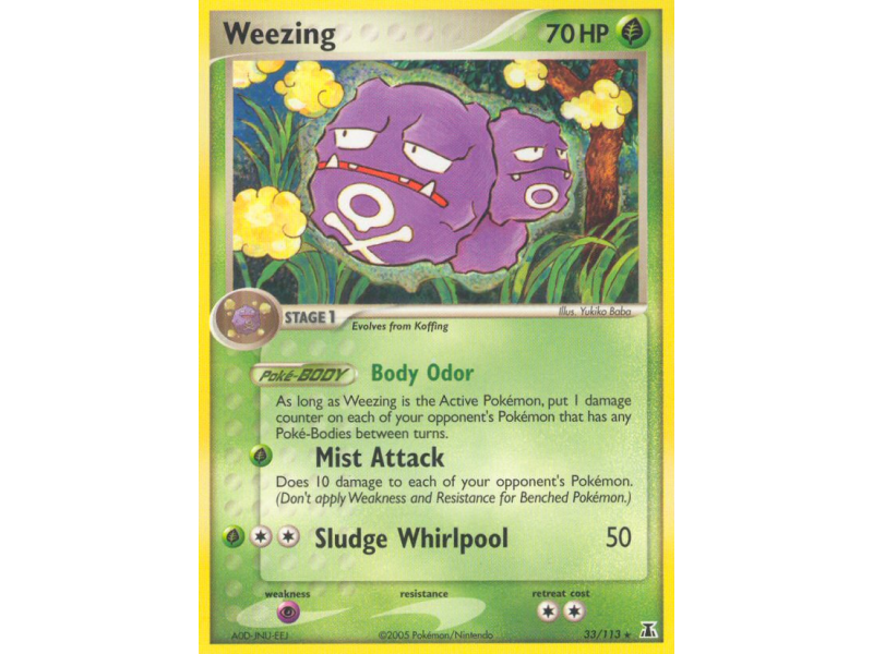 Weezing (Reverse Holo)