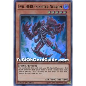 Evil HERO Sinister Necrom (Ultra Rare)