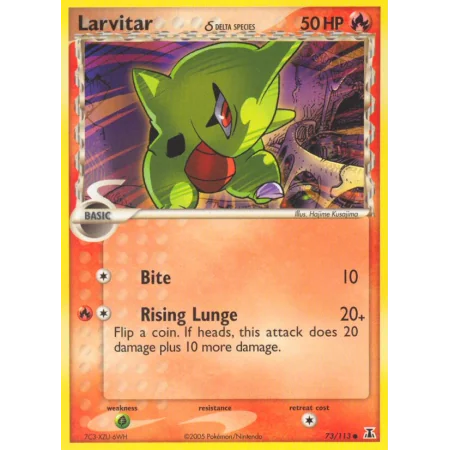 Larvitar δ (Reverse Holo)
