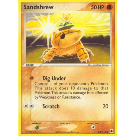 Sandshrew (Reverse Holo)