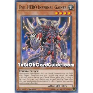 Evil HERO Infernal Gainer (Common)