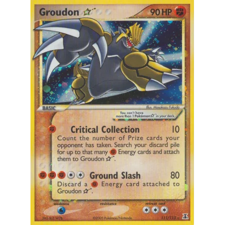 Groudon ★ (Holo)