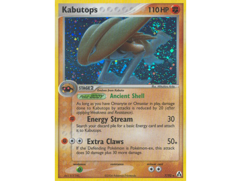 Kabutops (Reverse Holo)
