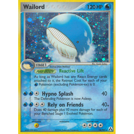 Wailord (Reverse Holo)