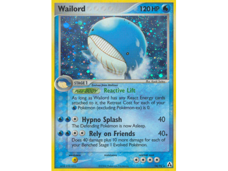 Wailord (Reverse Holo)