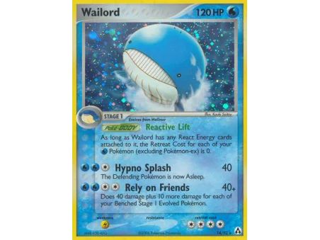 Wailord (Reverse Holo)
