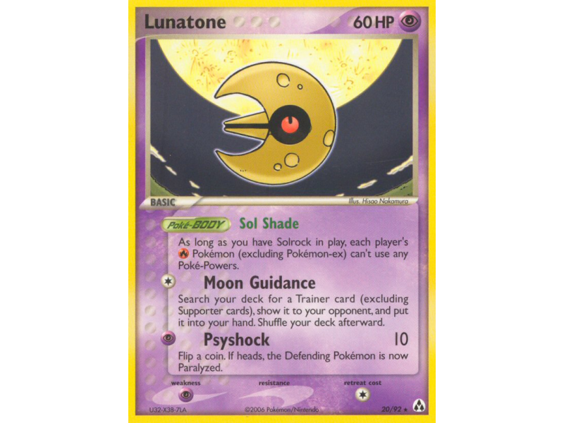 Lunatone (Reverse Holo)